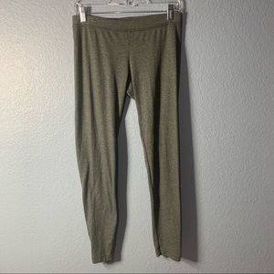 James Perse Jersey Standard Leggings In Gray